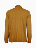 Polo camicia maniche lunghe uomo cotone gialla tinta unita - Gallo 1927 - Official Online Shop