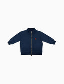 Bambino felpa blu tinta unita - Gallo 1927 - Official Online Shop