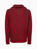 Pull lupetto uomo lana e cashmere rosso costa inglese vanisé a due colori - Gallo 1927 - Official Online Shop