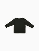 T-shirt maniche lunghe bambino verde tinta unita - Gallo 1927 - Official Online Shop