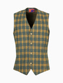 Gilet uomo giallo fantasia scozzese - Gallo 1927 - Official Online Shop