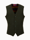 Gilet uomo lana verde tinta unita - Gallo 1927 - Official Online Shop