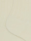Calze corte donna lana bianche a coste tinta unita - Gallo 1927 - Official Online Shop
