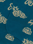 Calze lunghe uomo cotone fantasia fiori ananas angurie blu - Gallo 1927 - Official Online Shop