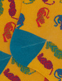 Calze lunghe donna cotone fantasia tigri giallo - Gallo 1927 - Official Online Shop