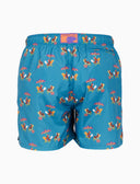 Boxer mare uomo fantasia scimmie in spiaggia azzurro - Gallo 1927 - Official Online Shop