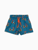 Boxer mare bambino fantasia scimmie in spiaggia azzurro - Gallo 1927 - Official Online Shop
