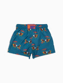 Boxer mare bambino fantasia scimmie in spiaggia azzurro - Gallo 1927 - Official Online Shop