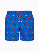 Boxer mare uomo fantasia galli multicolore azzurro - Gallo 1927 - Official Online Shop
