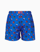 Boxer mare uomo fantasia galli multicolore azzurro - Gallo 1927 - Official Online Shop