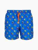 Boxer mare uomo fantasia galli multicolore azzurro - Gallo 1927 - Official Online Shop