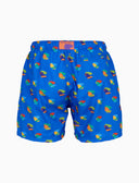 Boxer mare uomo fantasia galli multicolore azzurro - Gallo 1927 - Official Online Shop