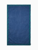 Telo mare unisex tinta unita e bordo fantasia fiori anans e angurie blu - Gallo 1927 - Official Online Shop