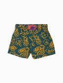Boxer mare bambino fantasia fiori ananas e angurie azzurro - Gallo 1927 - Official Online Shop