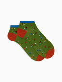 Calze fantasmini uomo cotone fantasia golf verde - Gallo 1927 - Official Online Shop