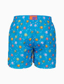 Boxer mare uomo fantasia pesci a righe azzurro - Gallo 1927 - Official Online Shop