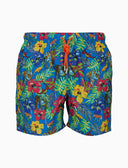 Boxer mare uomo fantasia jungla azzurro - Gallo 1927 - Official Online Shop