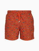 Boxer mare uomo fantasia padel arancio - Gallo 1927 - Official Online Shop