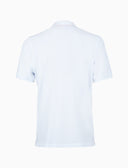 Polo uomo cotone tinta unita con sottocollo padel bianco - Gallo 1927 - Official Online Shop