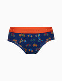 Slip intimo uomo cotone fantasia biciclette blu - Gallo 1927 - Official Online Shop