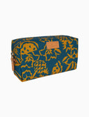 Pochette bauletto unisex fantasia fiori anans e angurie azzurro - Gallo 1927 - Official Online Shop