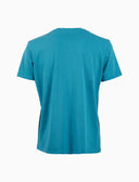 T-shirt girocollo unisex cotone tinto capo tinta unita azzurro - Gallo 1927 - Official Online Shop