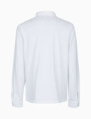 Polo uomo camicia cotone tinto capo tinta unita timbro tondo gallo bianco - Gallo 1927 - Official Online Shop