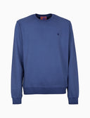 Felpa girocollo unisex cotone tinto capo tinta unita blu - Gallo 1927 - Official Online Shop