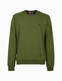 Felpa girocollo unisex cotone tinto capo tinta unita verde - Gallo 1927 - Official Online Shop