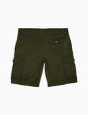 Shorts cargo unisex cotone tinto capo tinta unita verde - Gallo 1927 - Official Online Shop