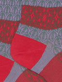 Calze donna misure fashion cotone fantasia greche alternate viola - Gallo 1927 - Official Online Shop