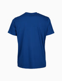 T-shirt girocollo unisex cotone tinta unita con stampa galletto colorato blu - Gallo 1927 - Official Online Shop