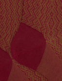 Calze lunghe uomo cotone fantasia effetto chevron verticale rosso - Gallo 1927 - Official Online Shop