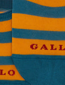 Solette unisex cotone a righe bicolore verde - Gallo 1927 - Official Online Shop