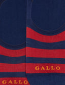 Solette unisex cotone a righe bicolore blu - Gallo 1927 - Official Online Shop