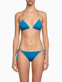 Bikini triangolo donna righe multicolor azzurro - Gallo 1927 - Official Online Shop