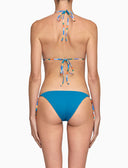 Bikini triangolo donna righe multicolor azzurro - Gallo 1927 - Official Online Shop