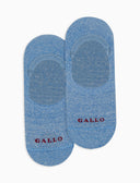 Solette unisex lino e cotone fiammato tinta unita azzurro - Gallo 1927 - Official Online Shop