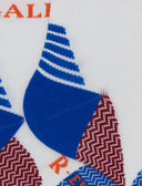 Calze cortissime unisex spugna tecnica tinta unita chevron bianco - Gallo 1927 - Official Online Shop