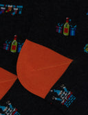 Calze corte uomo cotone grigio fantasia mix natalizio - Gallo 1927 - Official Online Shop