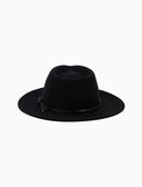 Cappello tesa larga donna feltro nero tinta unita - Gallo 1927 - Official Online Shop
