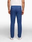 Pantalone lungo uomo in cotone blu tinta unita - Gallo 1927 - Official Online Shop