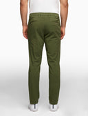 Pantalone lungo uomo in cotone verde tinta unita - Gallo 1927 - Official Online Shop