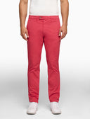 Pantalone lungo uomo in cotone rosso tinta unita - Gallo 1927 - Official Online Shop