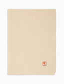 Sciarpa unisex bianco a coste tinta unita - Gallo 1927 - Official Online Shop