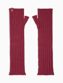 Guanto lungo senza dita donna fucsia a coste tinta unita - Gallo 1927 - Official Online Shop