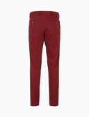 Pantalone lungo uomo cotone bordò tinta unita - Gallo 1927 - Official Online Shop