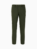 Pantalone lungo uomo cotone verde tinta unita - Gallo 1927 - Official Online Shop