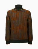 Pull dolcevita uomo lana, viscosa e cashmere verde costa vanisé a due colori - Gallo 1927 - Official Online Shop