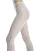 Collant donna cotone beige traforato effetto scintillante - Gallo 1927 - Official Online Shop